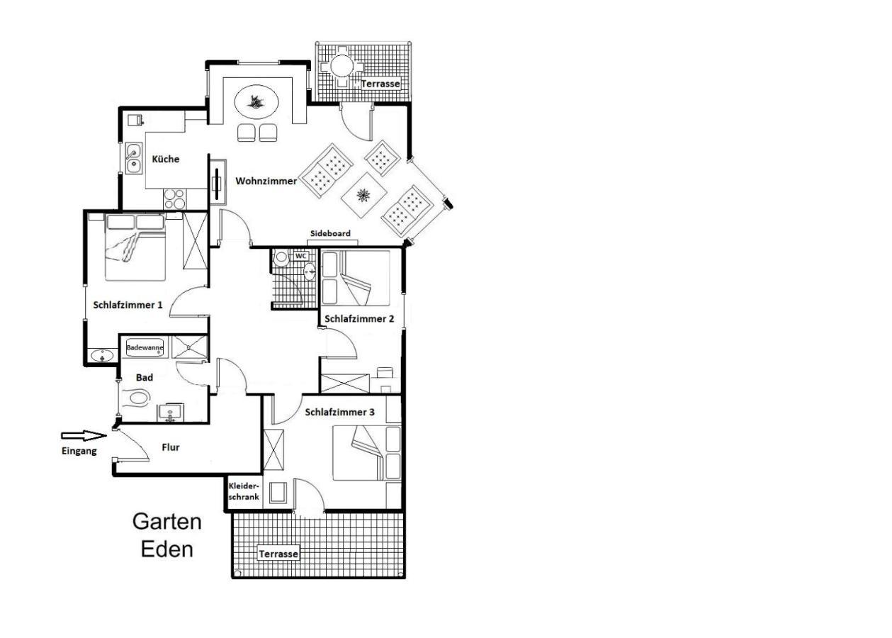 Ferienwohnung Garten Eden Sommer-Hornerbahnen Kostenlos Bolsterlang Esterno foto
